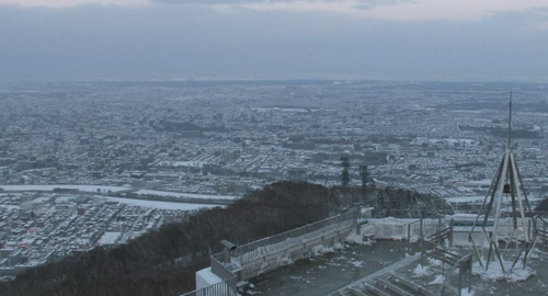 6日の札幌市白石区の積雪画像