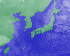 2月3日3時気象衛星雲画像